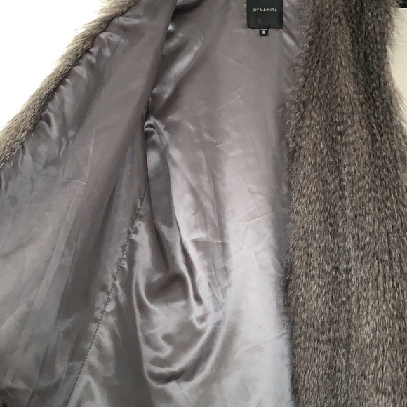 Dynamite faux fur vest - Picture 4 of 4